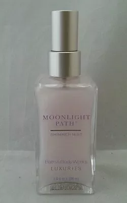 Bath & Body Works Luxuries MOONLIGHT PATH SHIMMER MIST 3.4 Oz RARE!!!! • $29.99