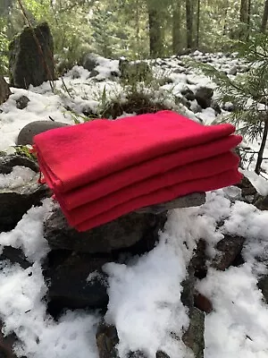 Handmade Bright Red Pink Himalayan Soft Yak Wool Scarf From Nepal • $25