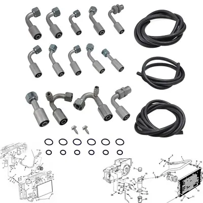 Universal For GM A/C Air Conditioning Ext Length Hoses & Fittings & O-rings Kit • $110.99