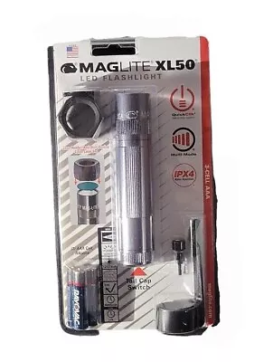 Maglite® Xl50® 3-Cell Aaa Led Flashlight Blister Pack XL50 Gray • $58