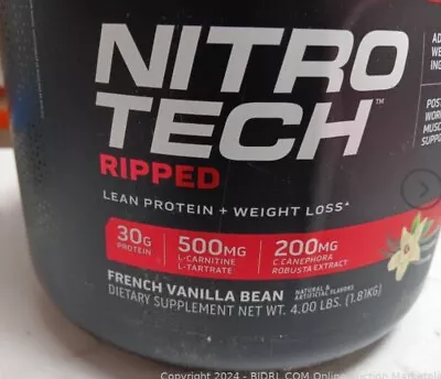 Muscletech Nitro Tech Ripped Protein + Weight Loss Protein  Ships April 22nd • $64.50