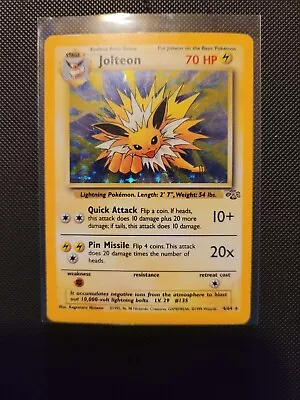 Jolteon - 4/64 - Pokemon Jungle Unlimited Holo Rare Card WOTC LP/MP • $20