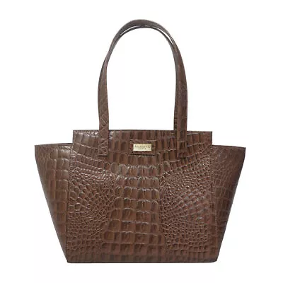 ASSOTS LONDON Genuine Leather Tote Bag For Women Size 42x25x16 Cm - Tan Winter • £45.99