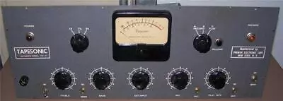 Vintage 1958 Tapesonic 70C Mono 6v6 Record Playback Tube Amp Amplifier • $199