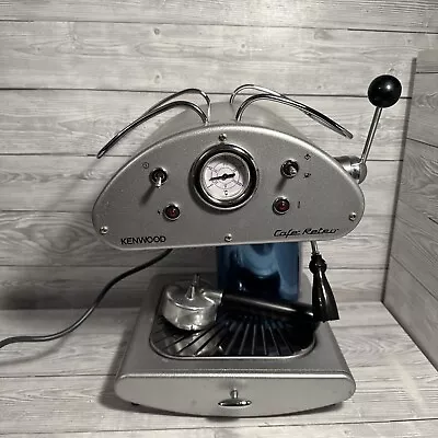 Kenwood Cafe Retro Coffee Machine Silver  • £29.99