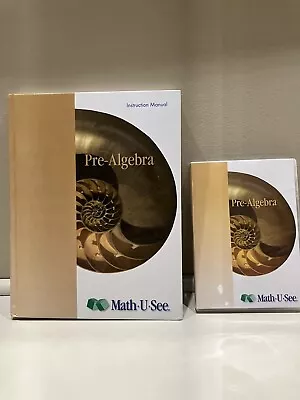 Math•U•See Pre-Algebra Teachers Manual DVD’s • $24