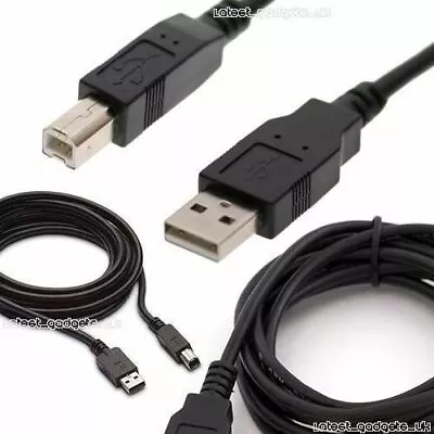 Usb Printer Lead/cable Canon Pixma Wireless - Ts5150 / Ts305 / Tr4551 / Mg3650 • £3.49