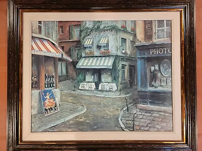 Brasserie Lengrand By Mark ST John27X33   Paragon Gallery On Canvas Framed🔥 • $85