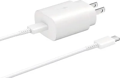 Original Samsung Galaxy S23 S22 S22 Ultra Super Fast Wall Charger & Type C Cable • $10.49