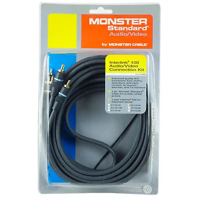 Monster SV1-100 RCA Audio Video Cables 4M  / 13' Length Brand New • $14.98