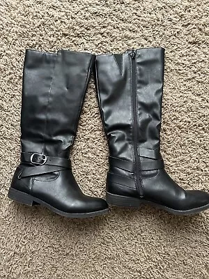 Style & Co Womens Faux Leather Knee High Boots Size  6.5M • $12
