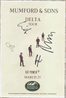 Mumford & Sons Autographed/signed Concert Poster • $45