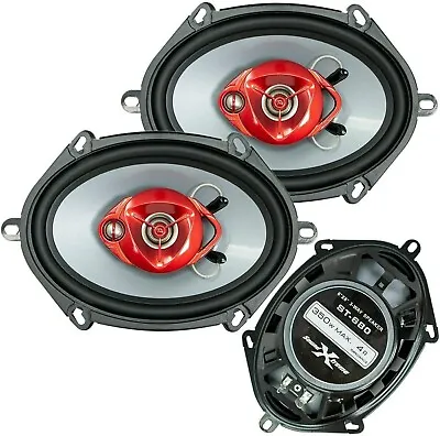 2x Soundxtreme ST680 6x8   5x7  3-Way 350W Coaxial Car Audio  Speakers 700w Pair • $32.99