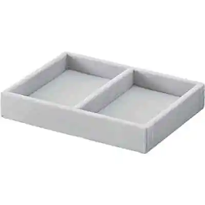 MUJI For Acrylic Case Velor Inner Box Partition Vertical Gray 15.5×12×2.5cm NM • $11.80