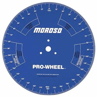 Moroso For 18  Degree Pro Wheel For Engine Stand Use Blue - 62191 • $92.12