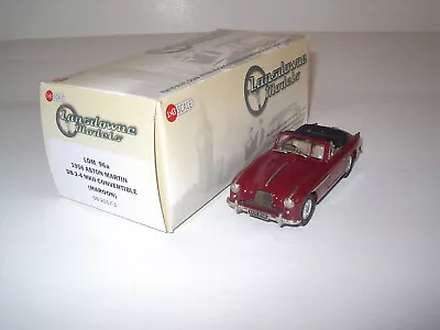 1956 Aston Martin DB 2-4 Mk II Convertible Maroon 1:43 Lansdowne LDM96A • $107.35