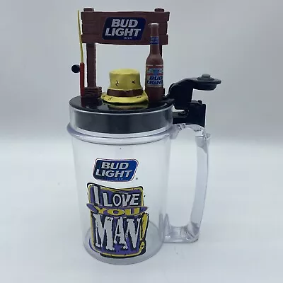 Bud Light 1997 Vintage I Love You Man Talking Beer Mug Novelty Gift Fishing Gag • $14.99