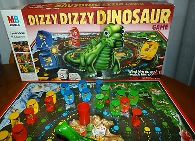 Dizzy Dizzy Dinosaur MB Games Board Game 100% Complete Fully Working 1987  • £14.99