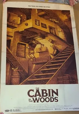 Phantom City CABIN IN THE WOODS Poster Original Mondo Print READ & See Pics • $300