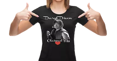 Daryl Dixon Claimed My Heart T Shirt Walking Dead Zombie Amc TV Novelty Gift Tee • $17.97