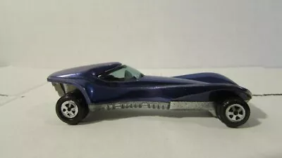 Vintage 1970's Toppers Johnny Lightning Blue - Purple Stiletto Racing Car • $7