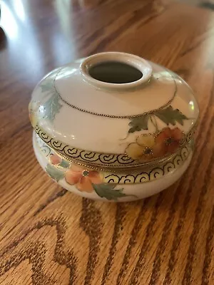 Vintage Hand Painted Nippon Moriage Hair Receiver Mint Condition 3 Legs • $12.50