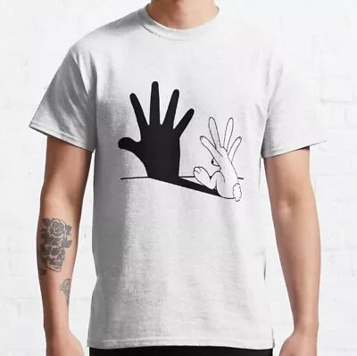 Rabbit Hand Shadow Classic T-Shirt • $6.99
