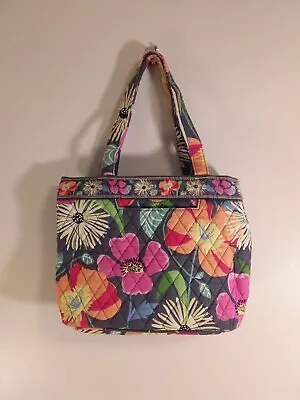 Vera Bradley Purse Handbag Jazzy Blooms 12 L X 8.5  H X 3  • $15