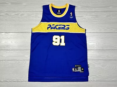 Ron Artest Indiana Pacers HWC Throwback 1987-88 Reebok Swingman Jersey Youth XL • $45