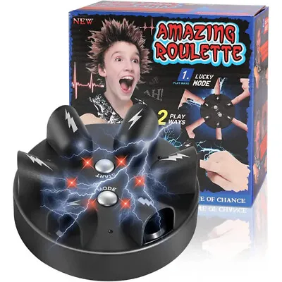 Electric Shock Finger Game Machine Children Roulette Lie Detector Pranks Toy • £10.99