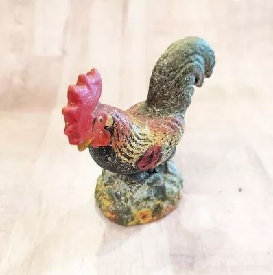 Vintage Composition Rooster Spring Legs Toy Figure • $19.95