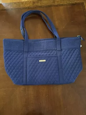 Vera Bradley Miller Bag Lapis Blue NWT Weekender Carry On Travel • $68