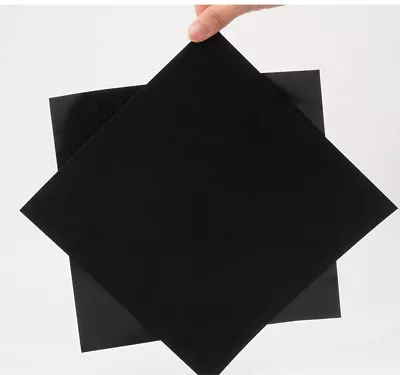 Black Square Build Surface Super Magnet A+B Sticker Sheet For 3D Printer Hot Bed • $25.50