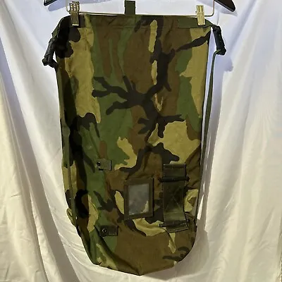 US Military Chemical Protective Carrying Bag Utility Stuff Sack Woodland Camo • $24.99