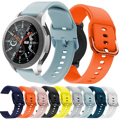 For Samsung Galaxy Watch 4 Band Classic 46/44/42/40/41 Active 1/2 Silicon Straps • $7.95