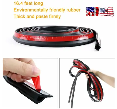 Universal 16Ft Rubber Car Pickup Truck Bed Tailgate Weatherstrip Seal Strip Kit  • $25.64