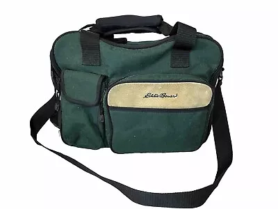 Eddie Bauer Utility Shoulder Messenger Bag Divided Compartments Diapers Camera • $22