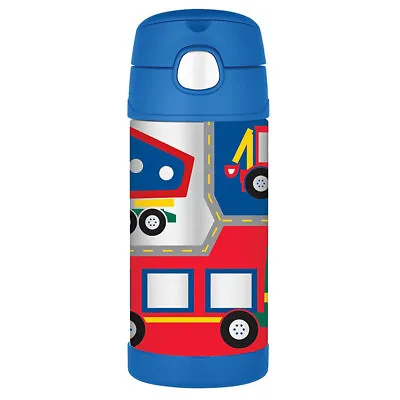 $22 • Buy Thermos Funtainer SS Vacuum Insulated Drink Bottle 355ml Construction Vehicle