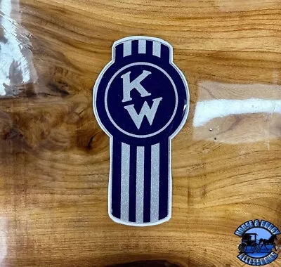 Old Style Purple/Silver Kenworth Emblem Decal Replacement USA Made High Quality • $88.07
