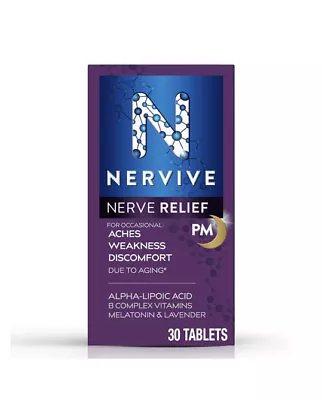 Nervive Nerve Relief PM For Aches Weakness & Discomfort • $18.95