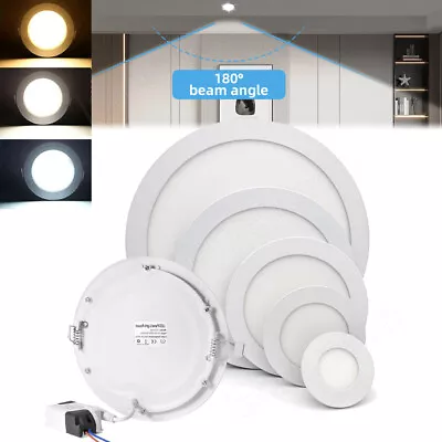 6W 9W 12W 15W 18W LED Recessed Ceiling Panel Down Lights Bulb Slim Lamp Fixture • $36.99