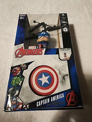 Marvel Avengers 3.5 Inch: Captain America Flying Character UFO Helicopter NEW • $22