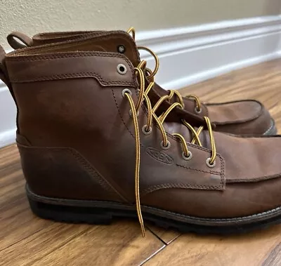 KEEN Men’s Leather Boots Size 14 • $14.99