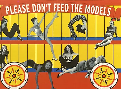 Funny Vintage “ Please Don’t Feed The Models ” Rare-Out Of Print Postcard • $2.29