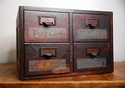 Antique Card Catalog File Cabinet Globe Wernicke Apothecary Library Drawer • $308.75