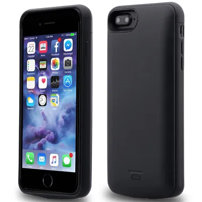 $64.99 • Buy 7000mAh Battery Charger Case Power Bank Charging Cover For IPhone 8 7 6s Plus AU