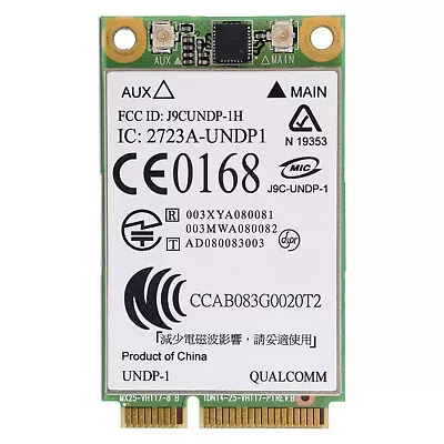 Qualcomm Gobi 1000 Mobile Broadband Mini Card UNDP-1 3G Cellular Card • $8.50