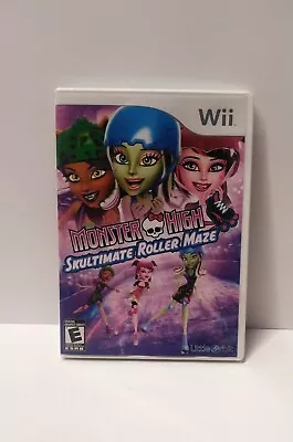 Monster High: Skultimate Roller Maze (Nintendo Wii 2012) WITH MANUAL! • $9.99