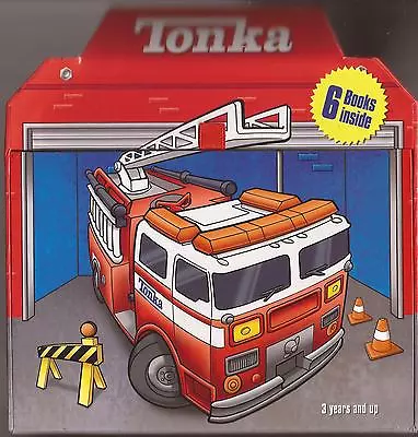 TONKA 6 Board Books Construction & Rescue Tough & Mighty Vehicles Six Colourful • $18.70