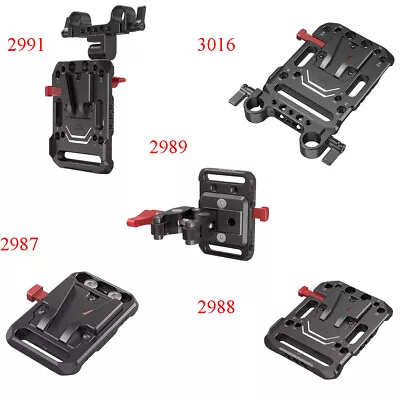 SmallRig V Mount Battery Plate With Dual 15mm Rod Clamp/with Crab-Shaped • $47.90